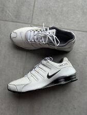 Tênis de corrida Nike Shox NZ couro branco cinza legal 378341-102 masculino tamanho EUA-12 comprar usado  Enviando para Brazil