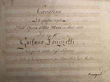 Antico manoscritto musicale usato  Genova