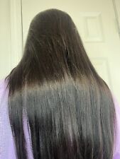 Perucas 100% cabelo humano 13x4 parte livre 28” polegadas cor natural reta comprar usado  Enviando para Brazil
