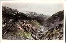 Dead Horse Gulch White Pass Yukon Railroad British Columbia Alaska Postcard RPPC for sale  Shipping to South Africa