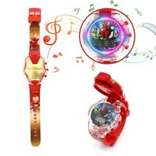 Homem de Ferro Infantil Piscando Iluminação 3D Brilho Digital Musical Relógio Presente comprar usado  Enviando para Brazil