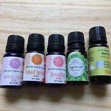 5 botellas de aceite esencial 10 ml lana Sarah Michaels Triloka árbol de té menta segunda mano  Embacar hacia Mexico