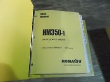 Komatsu HM350-1 Articulated Dump Rock Truck Hauler Shop Service Repair Manual for sale  Shipping to South Africa