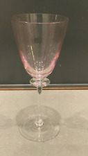 Used, Steven Smyers Wine Glass - Signed Art Glass - Pink 7-5/8” for sale  Shipping to South Africa