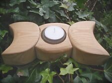 Moon wooden candle for sale  UK