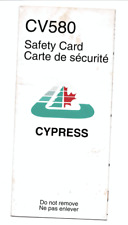 Safety card cypress d'occasion  Châteauneuf-en-Thymerais