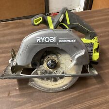 RYOBI 18V ONE+ Cordless Brushless 7-1/4” Circular Saw(DAMAGED), used for sale  Shipping to South Africa