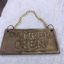 Damper open closed for sale  Downers Grove