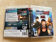 WWE Smackdown Vs Raw 2008 Sony Playstation 3 PS3 região livre inglês na caixa, usado comprar usado  Enviando para Brazil