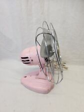 VINTAGE Electric Fan Desk Or Wall Mount MCM Industrial Works , Coronado, Pink for sale  Shipping to South Africa