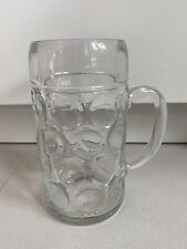 Bier maßkrug glas gebraucht kaufen  München