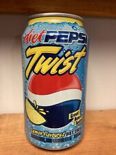 2004 Cdn Diet Pepsi Twist lata vazia de 12 oz. Drenado sob aba. comprar usado  Enviando para Brazil