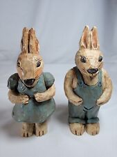 Pair resin rabbit for sale  Naples