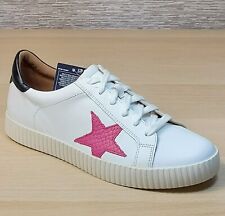 M&S Ladies REAL LEATHER Lace Up TRAINERS ~ Size 5 ~ WHITE for sale  Shipping to South Africa