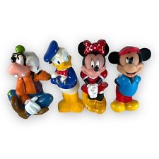 Lote de 4 figuras de juguetes de baño de Mickey Mouse de Donald Minnie Goofy de goma de Disney segunda mano  Embacar hacia Argentina