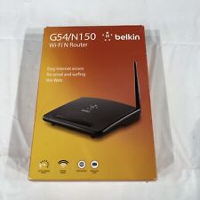 Belkin G54/N150 Wireless Wi Fi N Router 4 LAN Port Up to 150Mbps New Open Box, used for sale  Shipping to South Africa