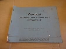 Wadkin router type for sale  UK