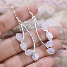 rainbow moonstone earrings for sale  UK