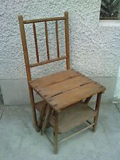 Ancienne chaise escabeau d'occasion  Annemasse