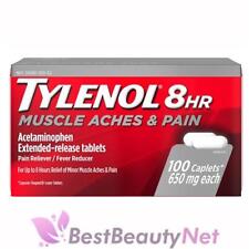 Tylenol 8 HR analgésico muscular reductor de fiebre 100 cápsulas segunda mano  Embacar hacia Argentina