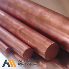 Copper Round Ø 45mm Length Selectable E-Cu 57 CW 004 a round rod E-Copper Bar til salgs  Frakt til Norway
