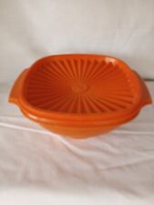 Usado, Tigela quadrada laranja Tupperware com tampa vintage comprar usado  Enviando para Brazil