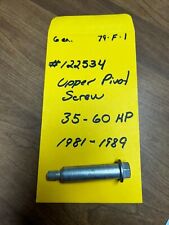 NOS OEM OMC Evinrude Johnson Upper Pivot Screw 122534 35-60HP 1981-1989, used for sale  Shipping to South Africa