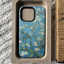 Capa Floral Casely iPhone 14-Azul Despertar-Van Gogh Florescimento de Amêndoa, MagSafe  comprar usado  Enviando para Brazil