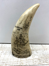 Whale tooth scrimshaw for sale  Straughn
