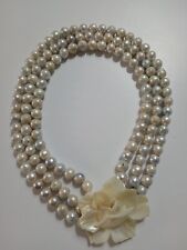 Collana perle naturali usato  Tornaco