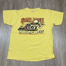 Camiseta vintage Ama M 70 años 80 San José milla 85 pista bicicleta carreras segunda mano  Embacar hacia Argentina