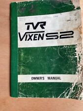 Tvr owners manual for sale  Croton on Hudson