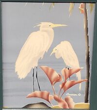 blue heron print framed for sale  Newburg