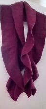 Linea burgundy scarf for sale  JOHNSTONE