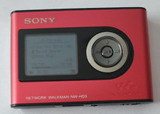 Reproductor de medios digitales Sony Walkman NW-HD3 ROJO (20 GB) en caja con accesorios segunda mano  Embacar hacia Mexico
