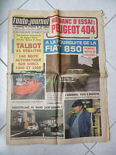 L'Auto-Journal No 348 Peugeot 404 Fiat 850 Simca 1000 15000 Saint Bernard comprar usado  Enviando para Brazil