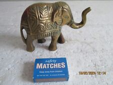 Brass elephant figurine for sale  POOLE