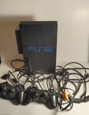 ROTO Sony PlayStation 2 PS2 Paquete de Consola Grasa Controladores Adaptadores de Red HDD segunda mano  Embacar hacia Argentina