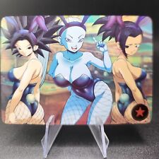 kale and caulifla vados Bunny Custume Dragon Ball Super Card Waifus Doujin for sale  Shipping to South Africa