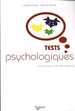 Livre tests psychologiques d'occasion  France