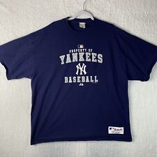 Camiseta de béisbol de colección Y2K auténtica majestuosa propiedad de los Yankees MLB azul 2XL segunda mano  Embacar hacia Argentina