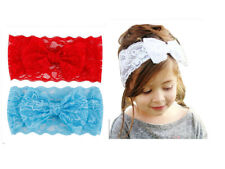 12 peças de faixa de cabelo infantil laço de renda flor acessórios vermelho/branco/azul comprar usado  Enviando para Brazil