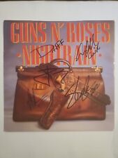 Capa de álbum autografada do Guns N' Roses Nightrain anos 80 Axl Slash Duff Izzy Adler comprar usado  Enviando para Brazil