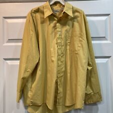 Camisa masculina vintage Haband 16.5/32-33 botão L amarela manga longa bolso cubano comprar usado  Enviando para Brazil
