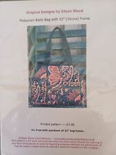 Malaysian batik bag for sale  THETFORD