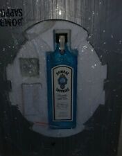  Botella azul transparente livitante livitante de licor tienda de zafiro Bombay  segunda mano  Embacar hacia Argentina