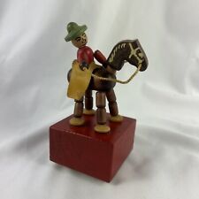 Vintage Wakouwa The Rider Marionete de Madeira Cowboy a Cavalo comprar usado  Enviando para Brazil