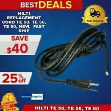 HILTI REPLACEMENT CORD TE 50, TE 56, TE 60, NEW, FAST SHIP, used for sale  Shipping to Canada