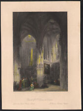 1839 gravure aquarellée d'occasion  Besançon