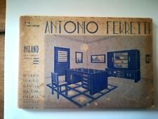 Catalogo  _ Antonio FERRETTI Milano _  Mobili Art Deco -  1935 pag. 96 RARITA' usato  Italia